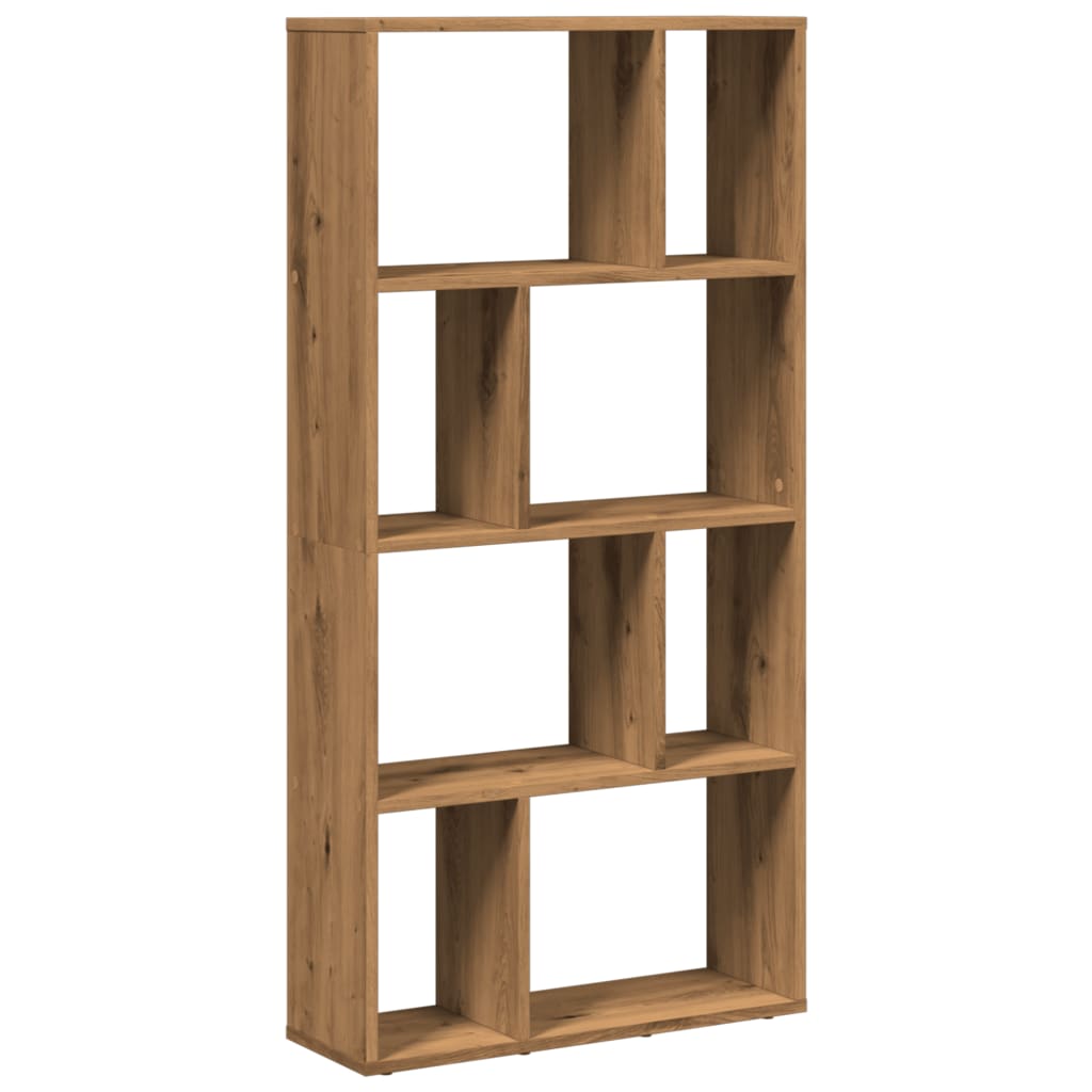 Bookcase Artisian Oak 60x20x120 cm Engineered Wood