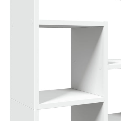 Bookcase White 72x20x120 cm Engineered Wood