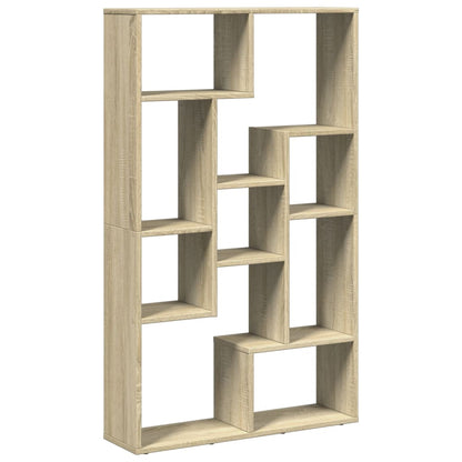 Bookcase Sonoma Oak 72x20x120 cm Engineered Wood