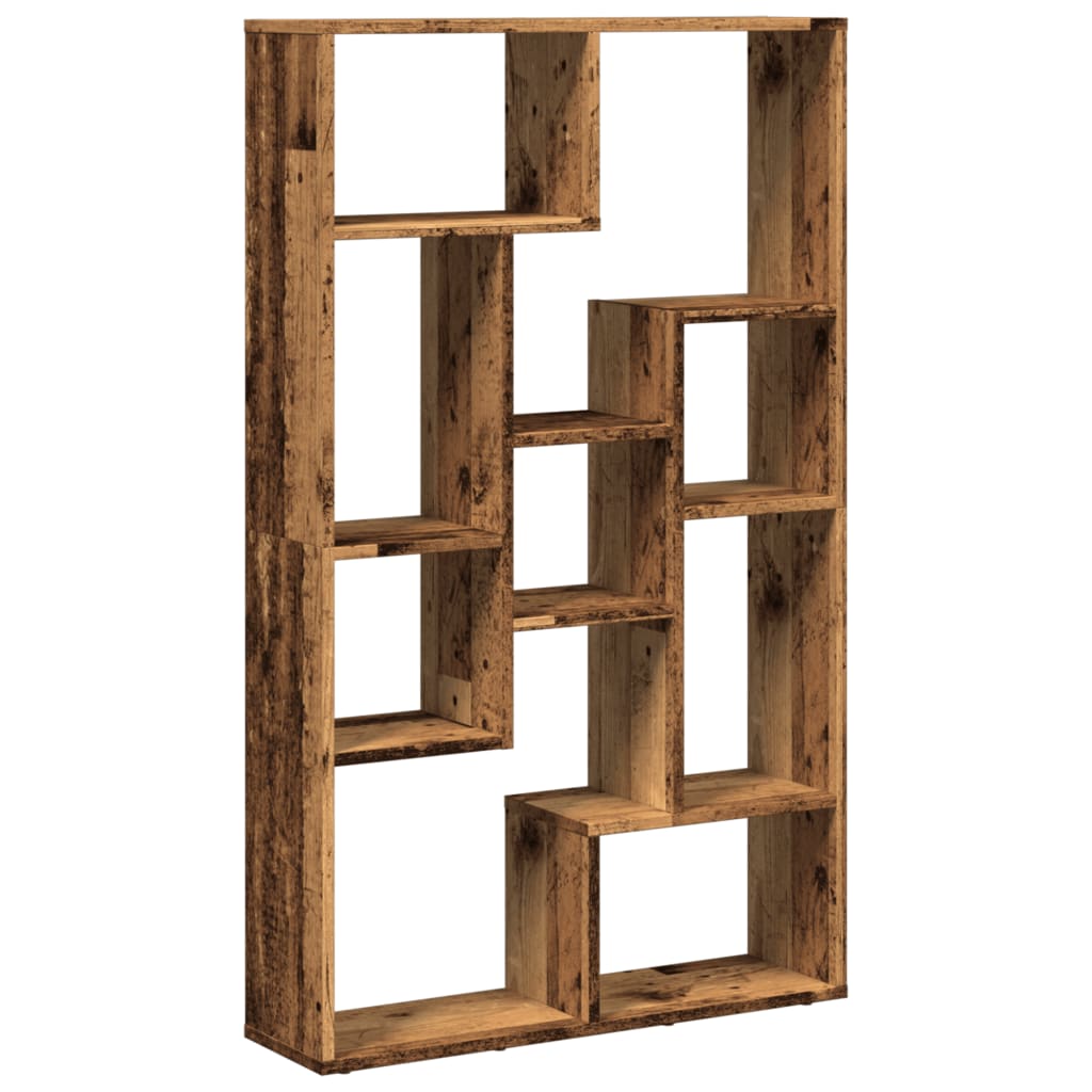 Bookcase Old Wood 72x20x120 cm Engineered Wood