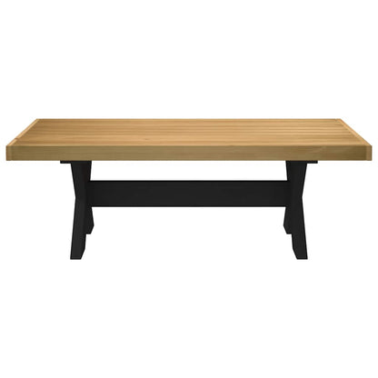 Coffee Table NOAIN X-Shaped Legs 120x60x40 cm Solid Wood Pine