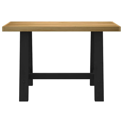 Desk NOAIN A-Shaped Legs 120x50x75 cm Solid Wood Pine