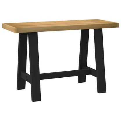 Desk NOAIN A-Shaped Legs 120x50x75 cm Solid Wood Pine