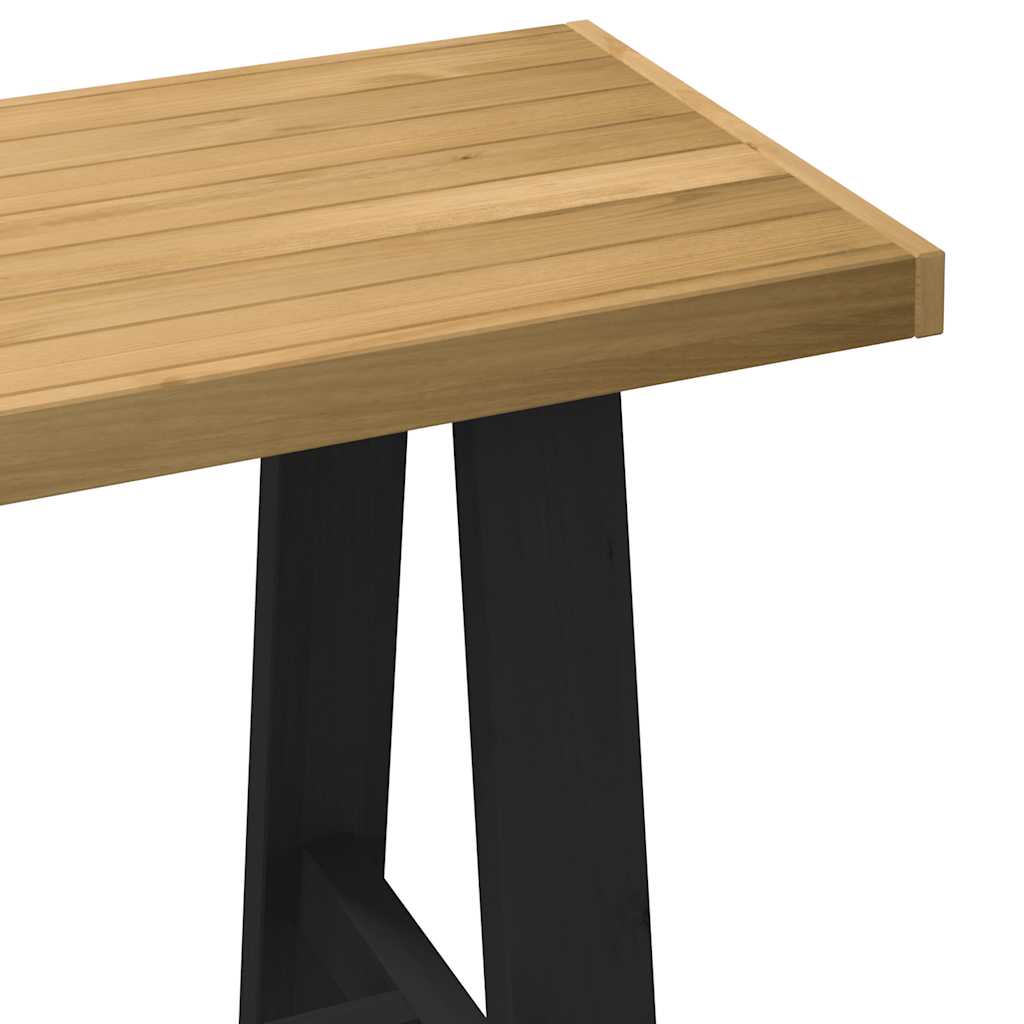 Desk NOAIN A-Shaped Legs 120x50x75 cm Solid Wood Pine