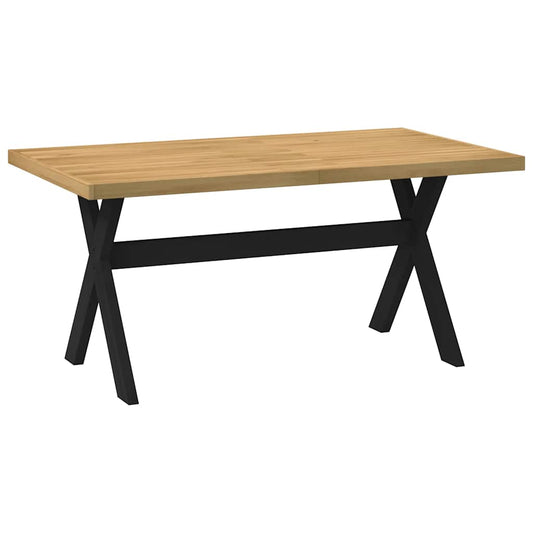 Dining Table NOAIN X-Shaped Legs 160x90x75 cm Solid Wood Pine