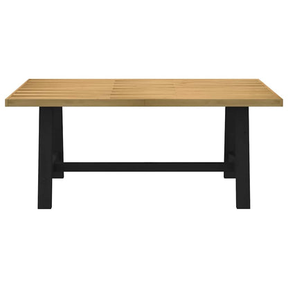 Dining Table NOAIN A-Shaped Legs 180x90x75 cm Solid Wood Pine