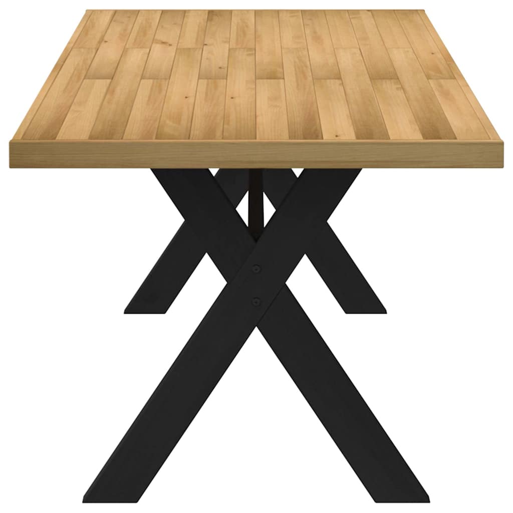 Dining Table NOAIN X-Shaped Legs 180x90x75 cm Solid Wood Pine