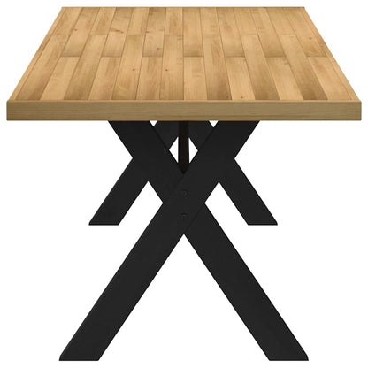 Dining Table NOAIN X-Shaped Legs 180x90x75 cm Solid Wood Pine