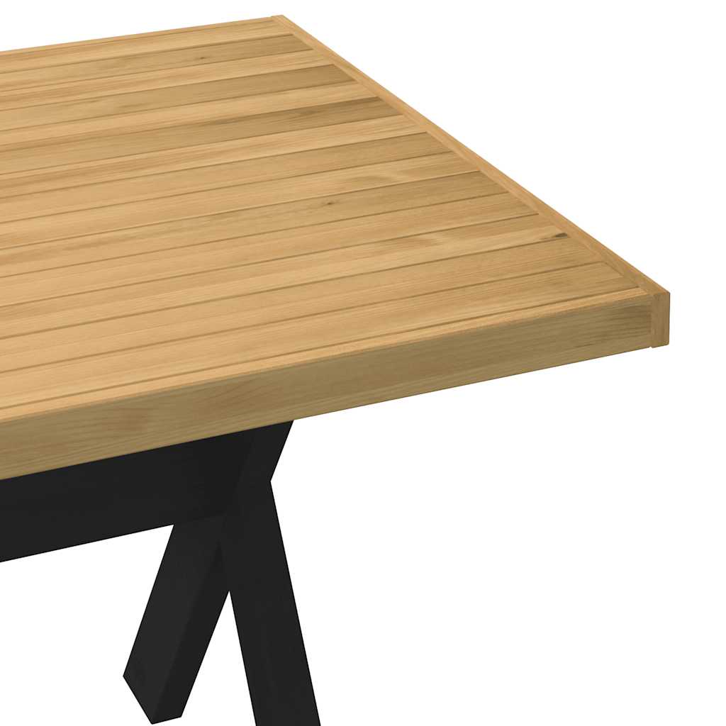 Dining Table NOAIN X-Shaped Legs 180x90x75 cm Solid Wood Pine