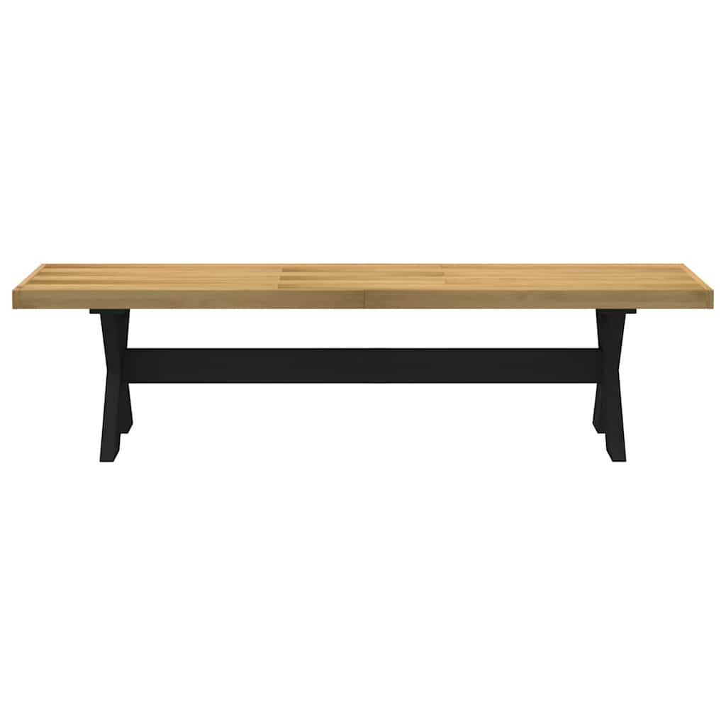 Dining Bench NOAIN X-Shaped Legs 180x40x45 cm Solid Wood Pine