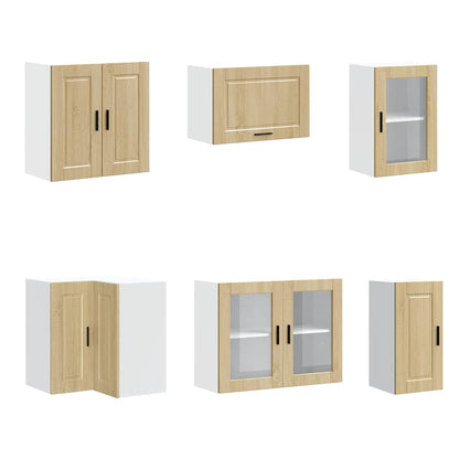 11 Piece Kitchen Cabinet Set Porto Sonoma Oak Engineered Wood