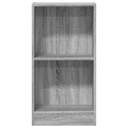 Bookcase Grey Sonoma 40x24x76 cm Engineered Wood