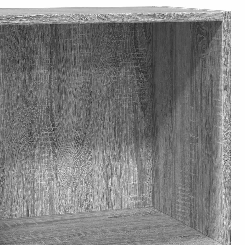 Bookcase Grey Sonoma 40x24x76 cm Engineered Wood