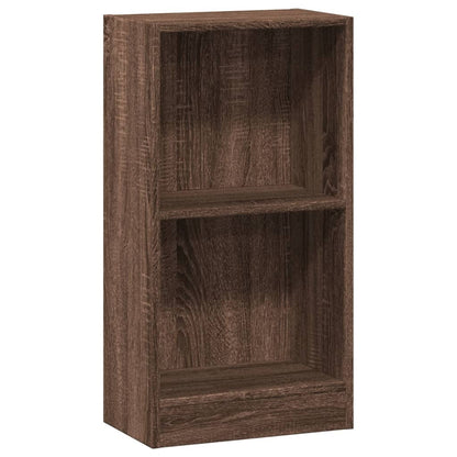 Bookcase Brown Oak 40x24x76 cm Engineered Wood