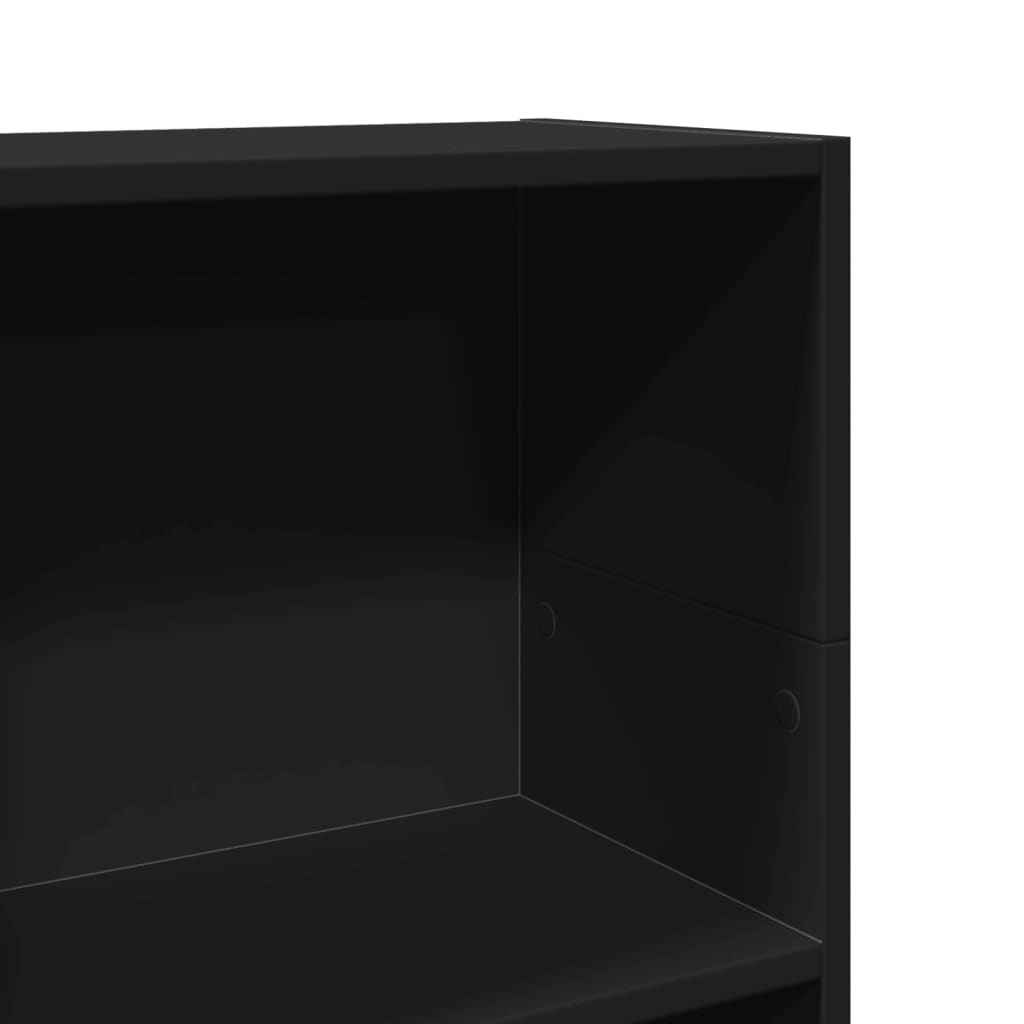 Bookcase Black 40x24x109 cm Engineered Wood