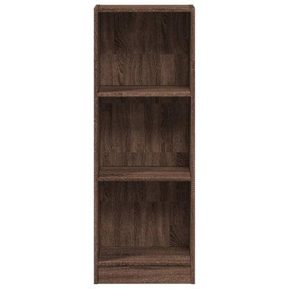 Bookcase Brown Oak 40x24x109 cm Engineered Wood