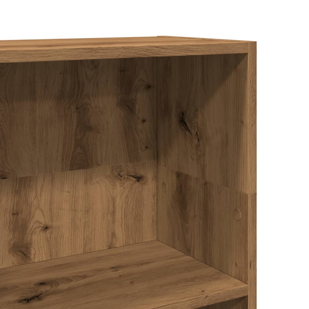 Bookcase Artisian Oak 40x24x109 cm Engineered Wood