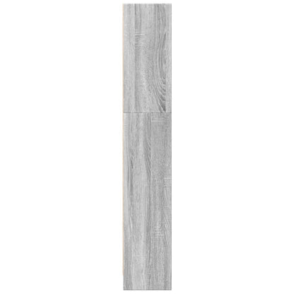 Bookcase Grey Sonoma 40x24x143 cm Engineered Wood