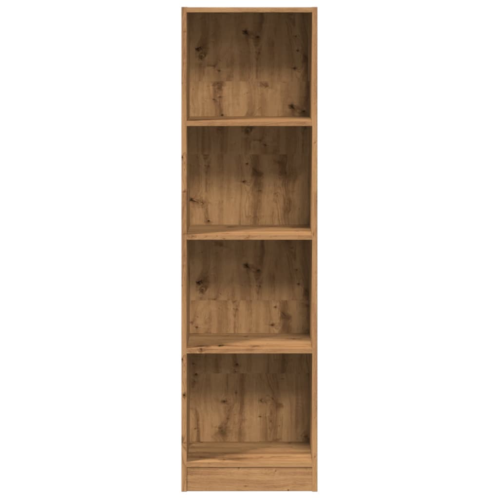 Bookcase Artisian Oak 40x24x143 cm Engineered Wood