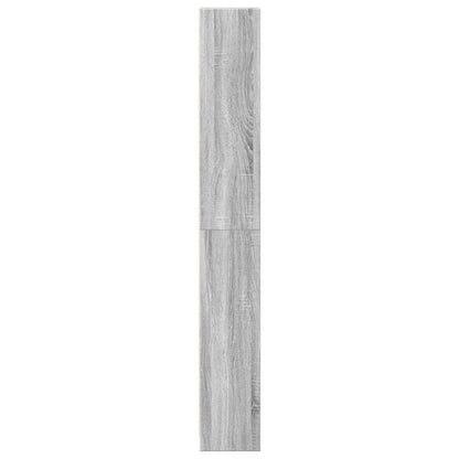 Bookcase Grey Sonoma 40x24x176 cm Engineered Wood