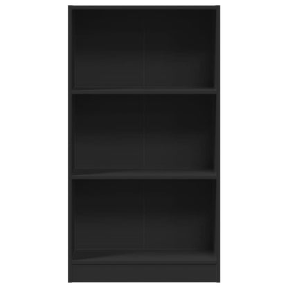 Bookcase Black 60x24x109 cm Engineered Wood