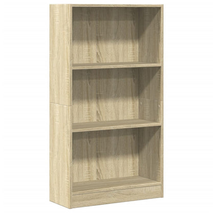 Bookcase Sonoma Oak 60x24x109 cm Engineered Wood