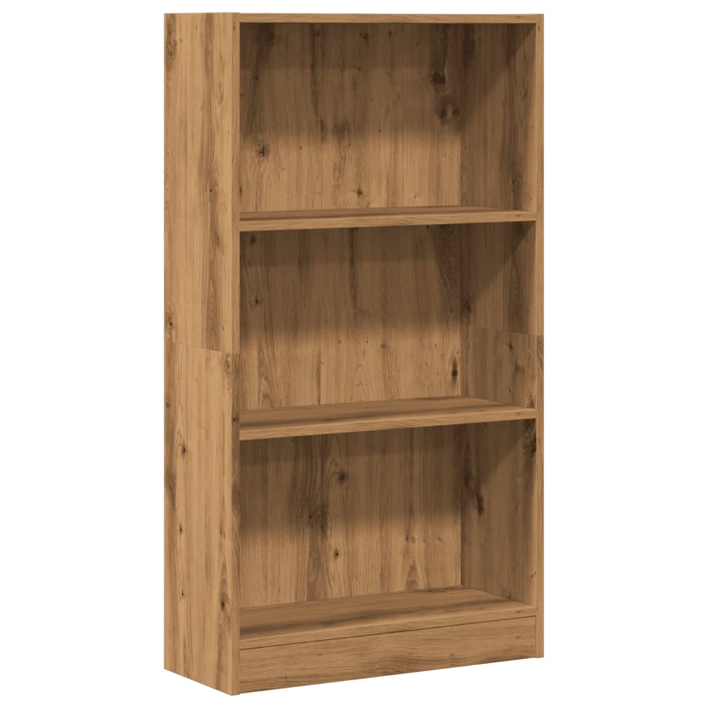 Bookcase Artisian Oak 60x24x109 cm Engineered Wood