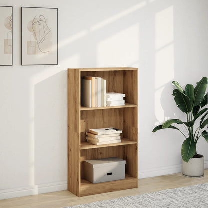 Bookcase Artisian Oak 60x24x109 cm Engineered Wood