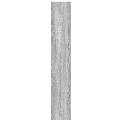 Bookcase Grey Sonoma 60x24x143 cm Engineered Wood