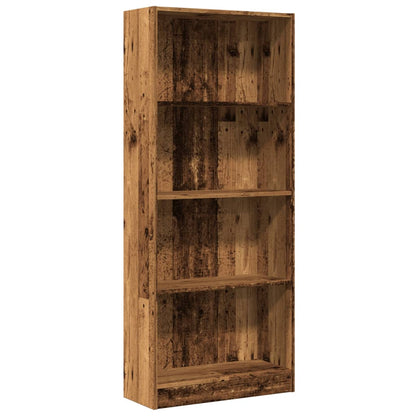 Bookcase Old Wood 60x24x143 cm Engineered Wood