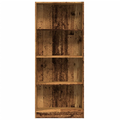 Bookcase Old Wood 60x24x143 cm Engineered Wood