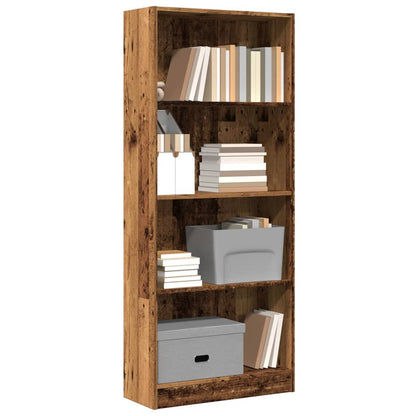 Bookcase Old Wood 60x24x143 cm Engineered Wood