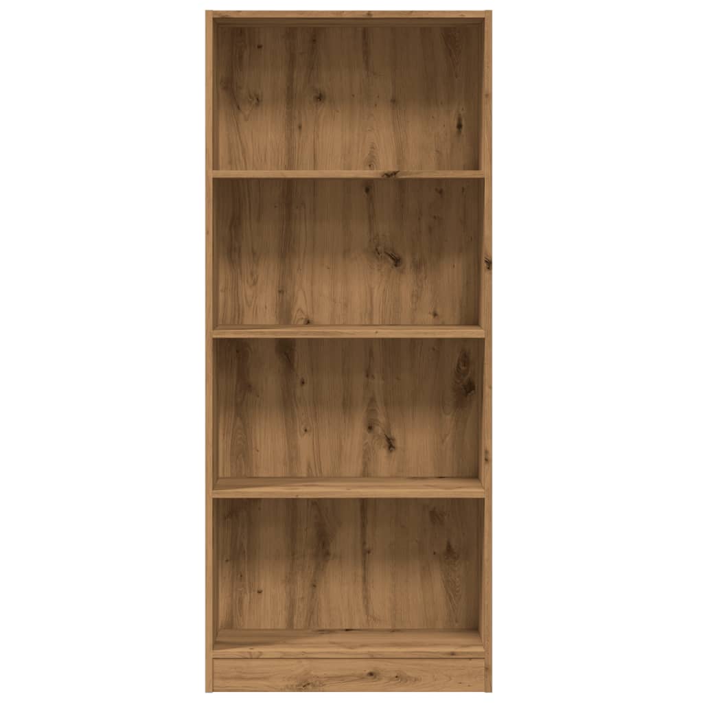 Bookcase Artisian Oak 60x24x143 cm Engineered Wood