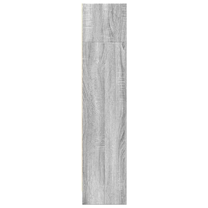 Bookcase Grey Sonoma 80x24x109 cm Engineered Wood