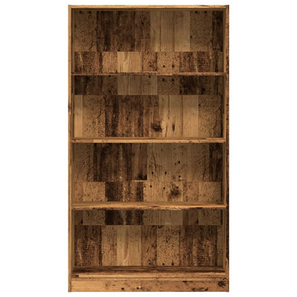 Bookcase Old Wood 80x24x143 cm Engineered Wood