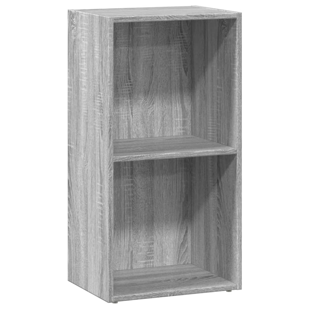 Bookcase Grey Sonoma 40x30x77 cm Engineered Wood