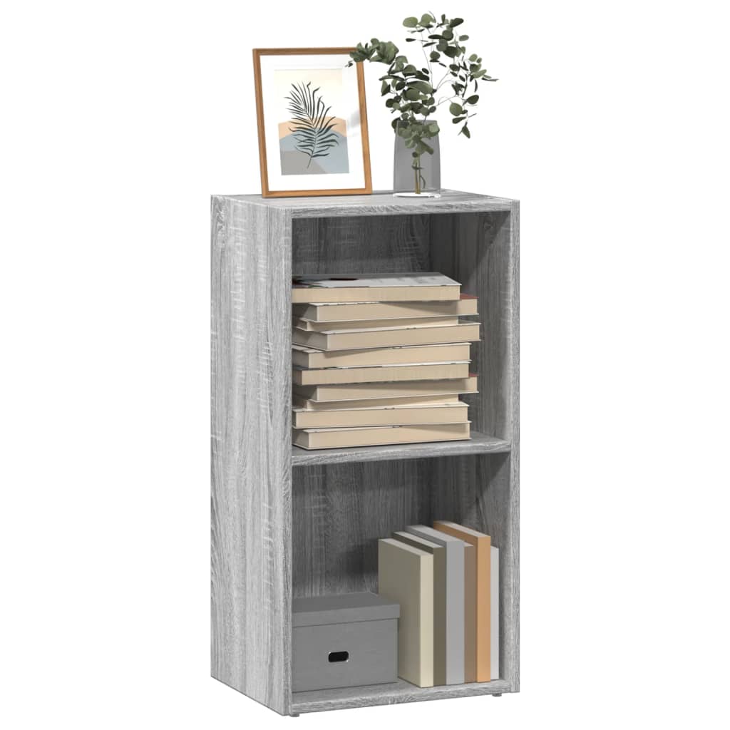 Bookcase Grey Sonoma 40x30x77 cm Engineered Wood