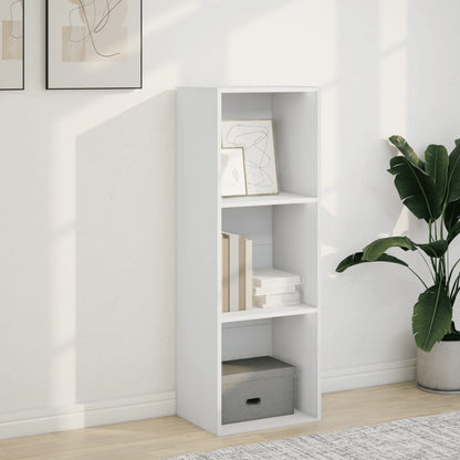 Bookcase White 40x30x114 cm Engineered Wood