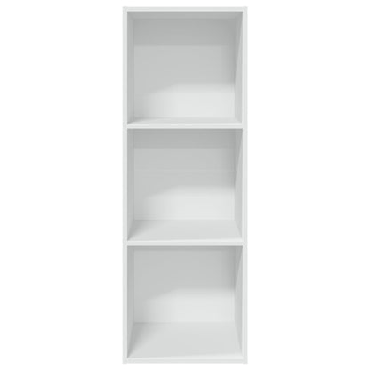 Bookcase White 40x30x114 cm Engineered Wood