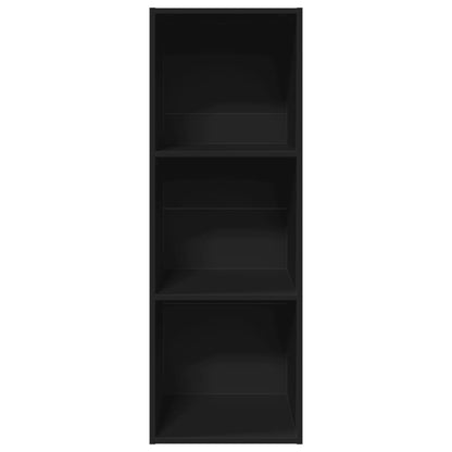 Bookcase Black 40x30x114 cm Engineered Wood