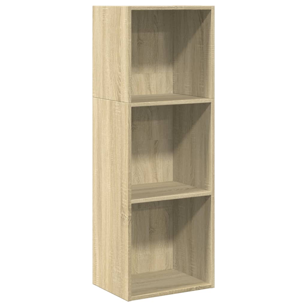 Bookcase Sonoma Oak 40x30x114 cm Engineered Wood