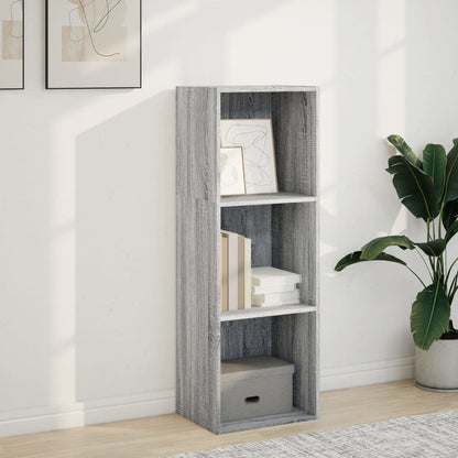 Bookcase Grey Sonoma 40x30x114 cm Engineered Wood