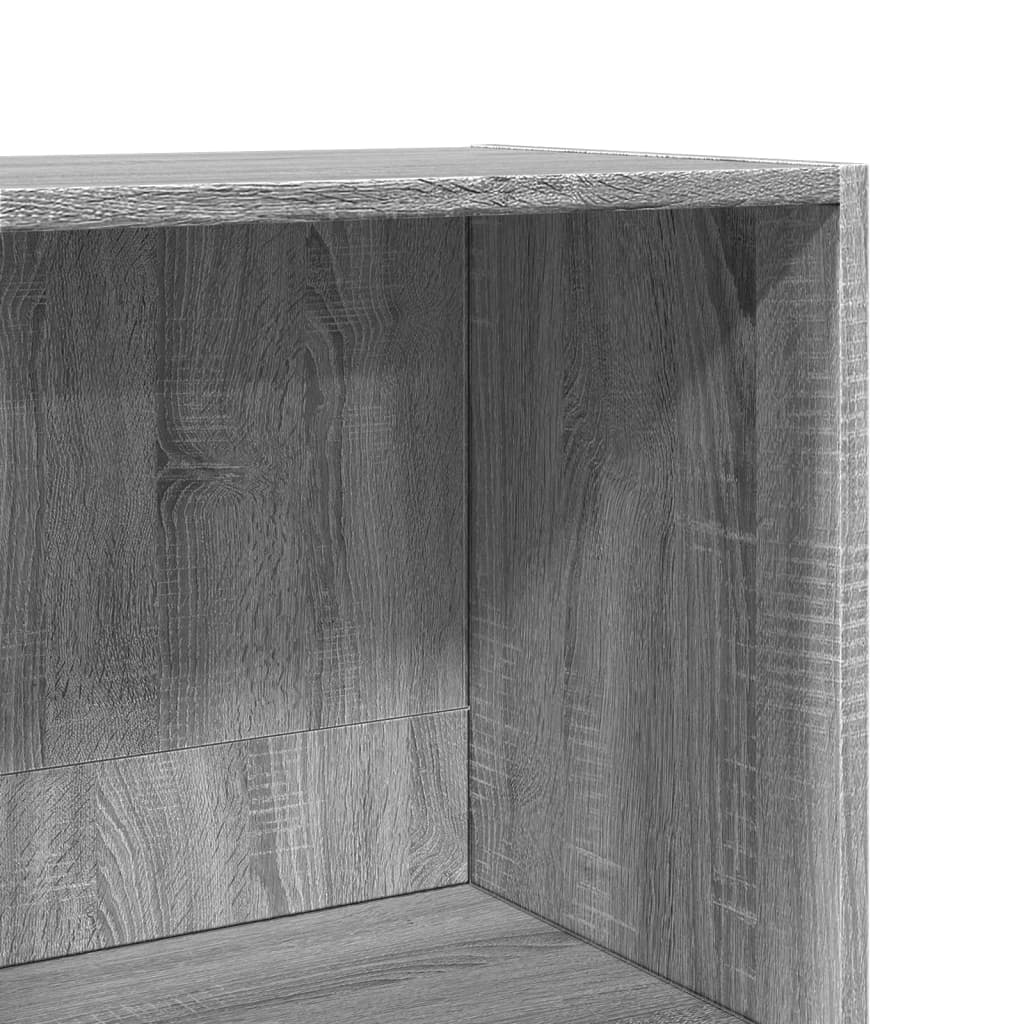 Bookcase Grey Sonoma 40x30x114 cm Engineered Wood