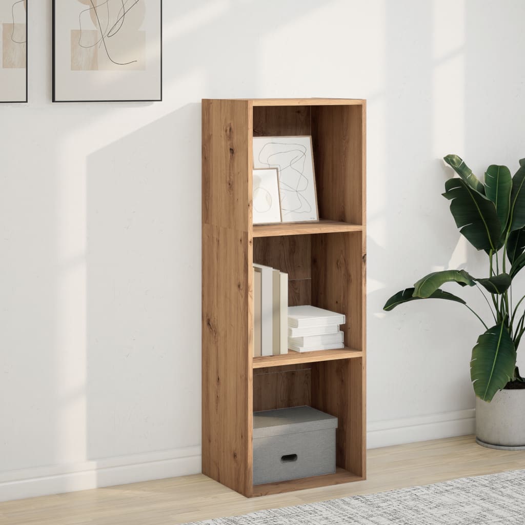 Bookcase Artisian Oak 40x30x114 cm Engineered Wood