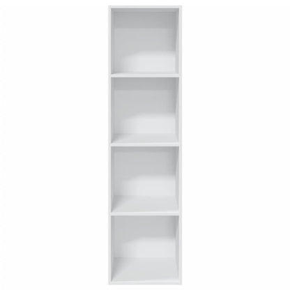 Bookcase White 40x30x152 cm Engineered Wood