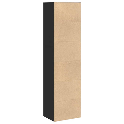 Bookcase Black 40x30x152 cm Engineered Wood