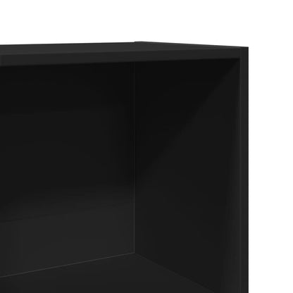 Bookcase Black 40x30x152 cm Engineered Wood