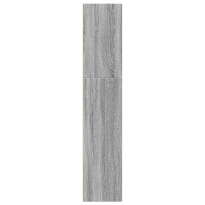 Bookcase Grey Sonoma 40x30x152 cm Engineered Wood