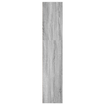 Bookcase Grey Sonoma 40x30x152 cm Engineered Wood