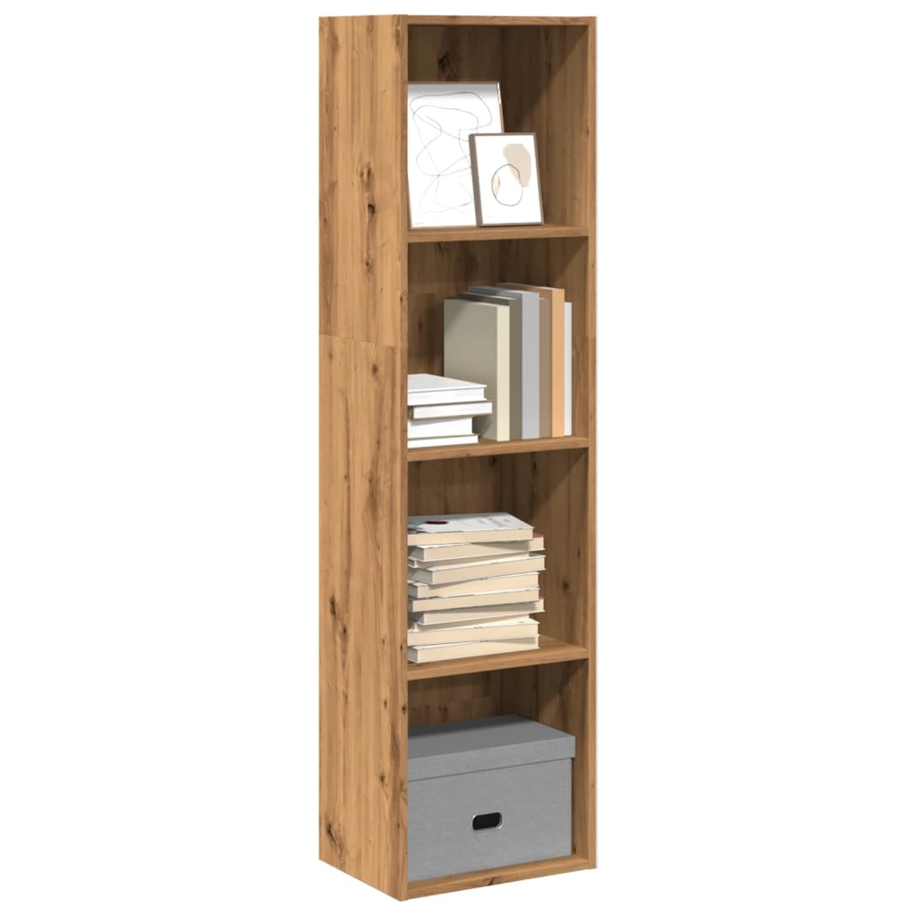 Bookcase Artisian Oak 40x30x152 cm Engineered Wood